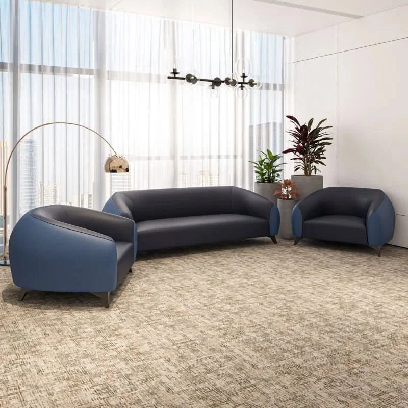 Pilonz 3 - Piece Faux Leather Living Room Set (Set of 3) Luxury Sofa S