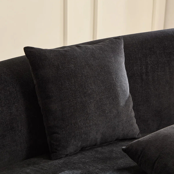 Newtex Upholstered Curved Sofa - Wooden Bazar