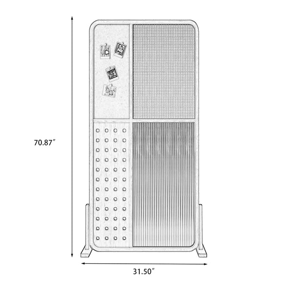 Panel Nut-Brown Solid Wood and Rattan Folding Room Divider  Wooden Bazar