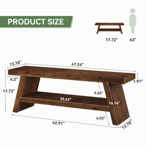 Beckett Solid Wood Console Table for Entryway & Living Room  Wooden Bazar