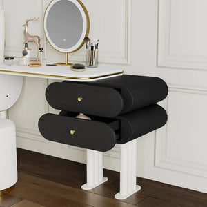Nivambu Modern Light Luxury Makeup Vanity Table Set - Wooden Bazar