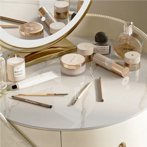 Jevun Modern Luxury Makeup Vanity Set - Wooden Bazar