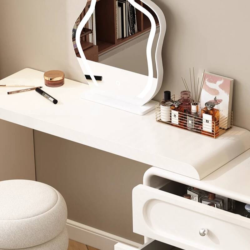 Multi-Purpose Vanity Set with LED Lighting, Scalable, Push-Pull, Desk, Adjustable Touch and Brightness