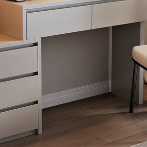 Multi-Purpose Vanity Set with LED Lighting, Scalable, Push-Pull, Adjustable Touch, and Adjustable Brightness