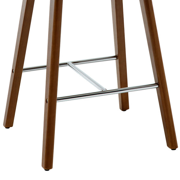26" Solid Wood Backless Bar Stools, Set of 1 Saddle Counter Height Barstools  Wooden bazar