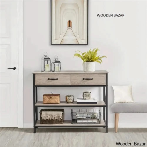 Wood Console Table - Console Table