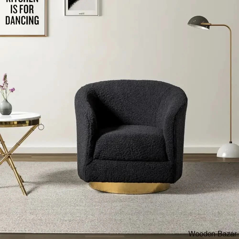 Swivel  Barrel Chair
