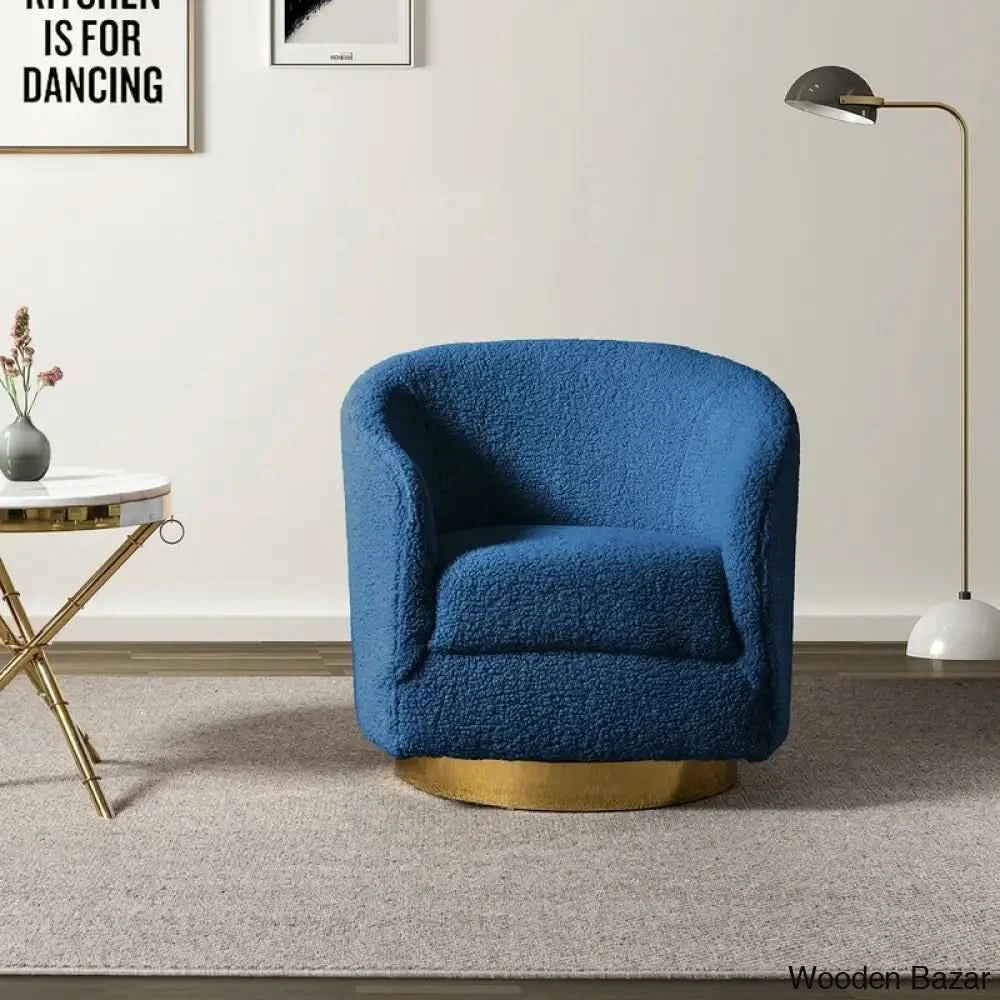 Swivel  Barrel Chair