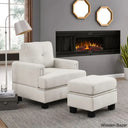 Chair with ottoman 