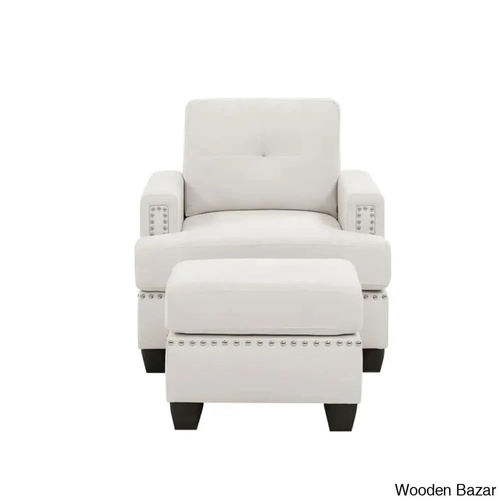 Chair with ottoman 