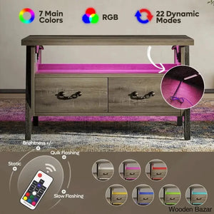 35.4’’ Liftly Top Coffee And Center Table With 2 Storage Drawers