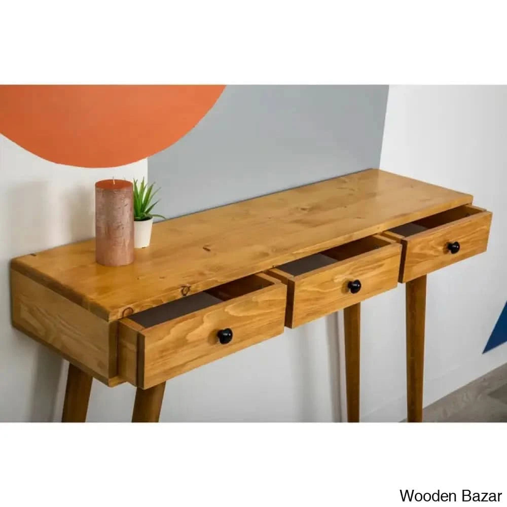 Hard Curved Console Table - Console Table