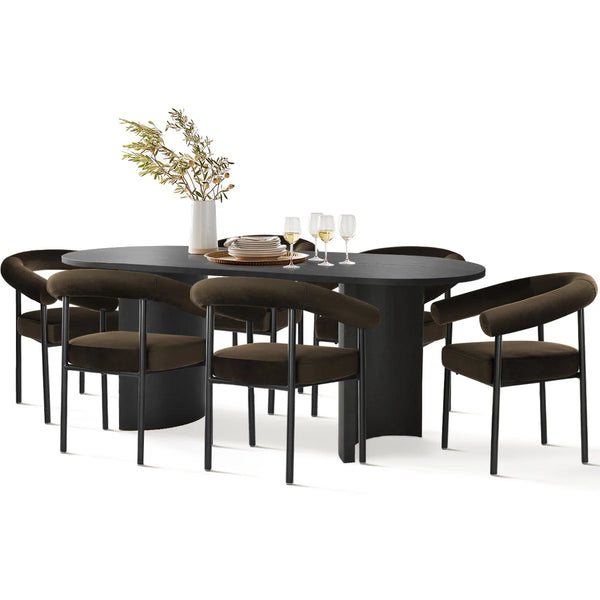 Cope Modern Restaurant Dining Set - Wooden Bazar
