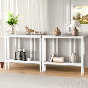 Modern Console Sofa Table for Entryway, Hallway & Living Room  Wooden Bazar