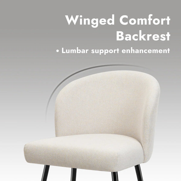 360°Swivel Barstool Counter Height Barstools with Back (Set of 2)  Wooden Bazar