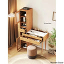 37.4’’ Adjustable Makeup Vanity Dressing Table With Stool Yellow