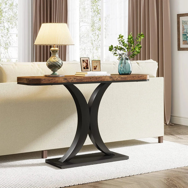 Console Table for Entryway, Hallway & Living Room – Modern Accent Table  Wooden Bazar