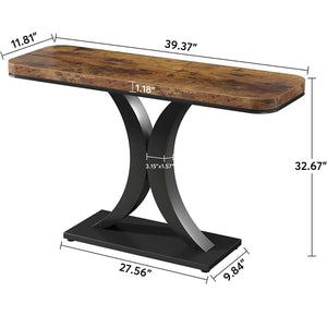 Console Table for Entryway, Hallway & Living Room – Modern Accent Table  Wooden Bazar