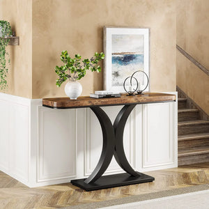 Console Table for Entryway, Hallway & Living Room – Modern Accent Table  Wooden Bazar
