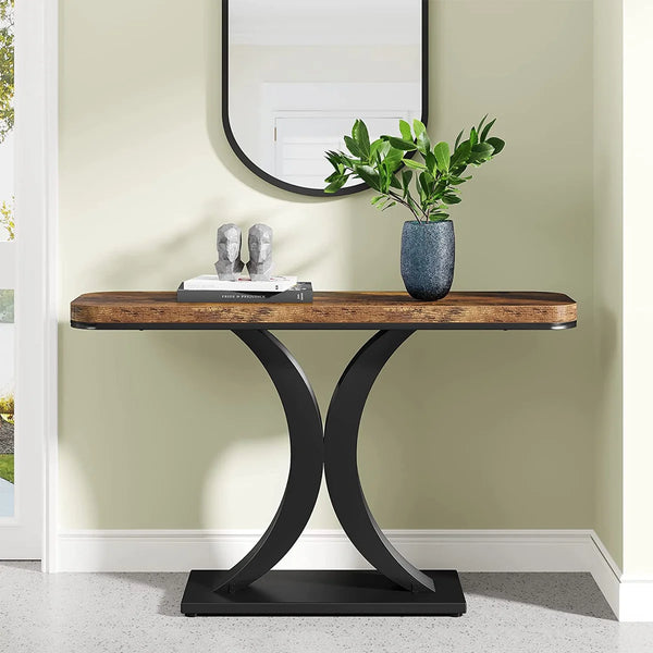 Console Table for Entryway, Hallway & Living Room – Modern Accent Table  Wooden Bazar