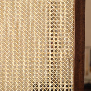 3-Panel Nut-Brown Solid Wood Folding Room Divider   Wooden Bazar