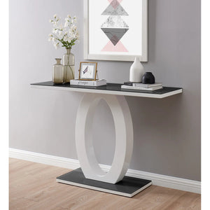 Glass Top Sofa Table for Living Room & Hallway  Wooden Bazar