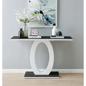 Glass Top Sofa Table for Living Room & Hallway  Wooden Bazar
