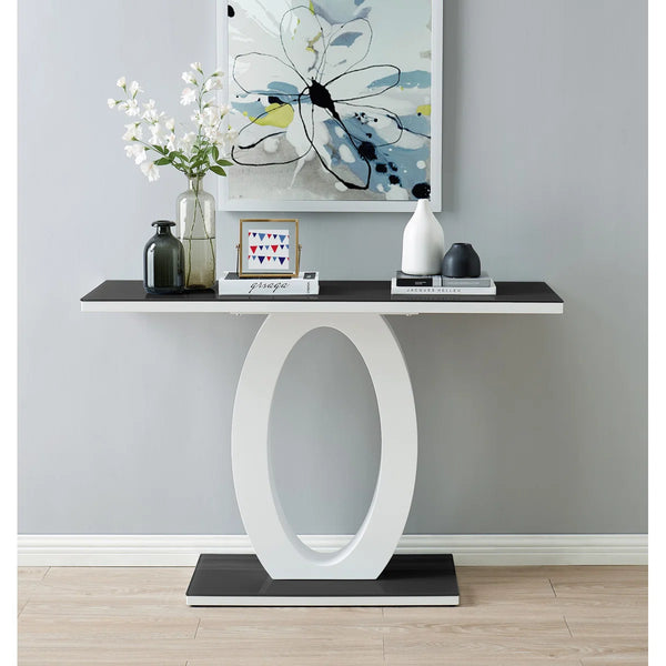 Glass Top Sofa Table for Living Room & Hallway  Wooden Bazar
