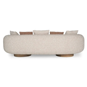 Luvaard Modern Luxury Boucle Fabric 3 Seater Sofa