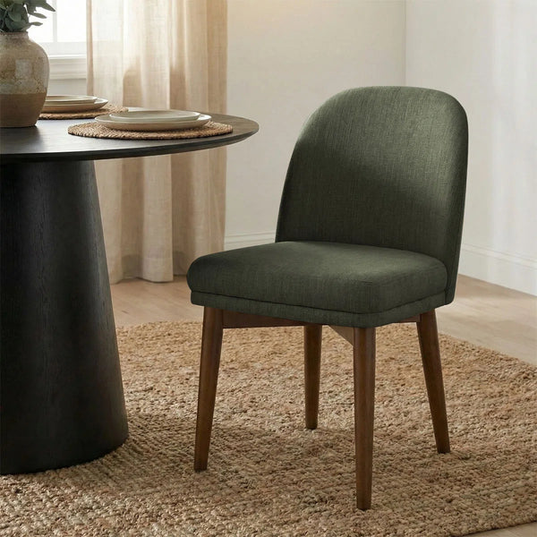 Canvog  Round Dining Table Set For 4 - Wooden Bazar