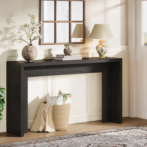 Farmhouse Console Table, Narrow Wooden Sofa Table for Entryway, Hallway & Living Room  Wooden Bazar