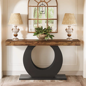 Modern Wood Console Sofa Table for Entryway, Hallway & Living Room | Minimalist Accent Table  Wooden Bazar