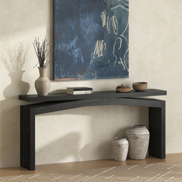 Wood Sofa Console Table for Entryway, Living Room & Hallway  Wooden Bazar