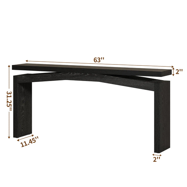 Wood Sofa Console Table for Entryway, Living Room & Hallway  Wooden Bazar