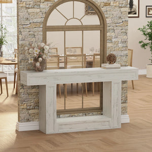 Wood Console Table for Entryway, Narrow Sofa Table for Living Room or Foyer  Wooden Bazar