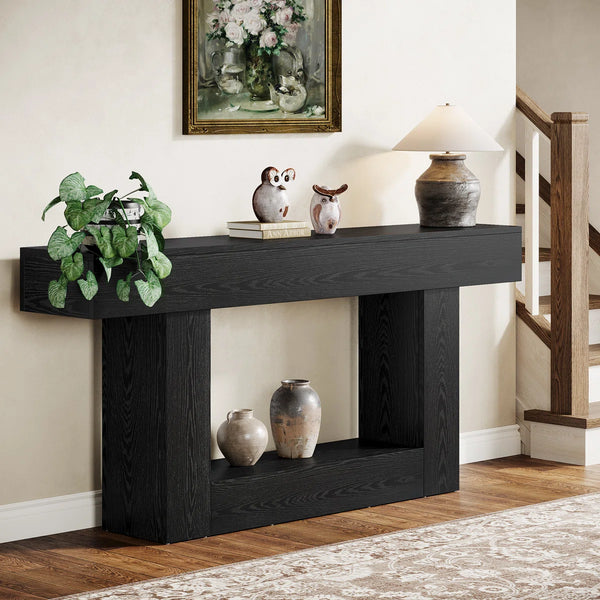 Farmhouse Console Table for Entryway & Living Room  Wooden Bazar