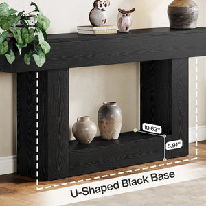 Farmhouse Console Table for Entryway & Living Room  Wooden Bazar