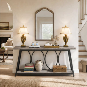 Extra-Long Console Table for Entryway, Living Room & Hallway  Wooden Bazar