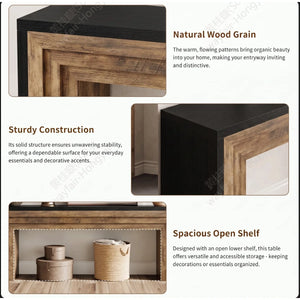 Long Console Table for Entryway, Hallway & Living Room | Modern Sofa Table  Wooden Bazar