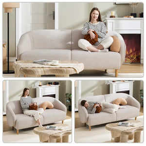 Modern Deep Seat Standard Sofa - Wooden Bazar