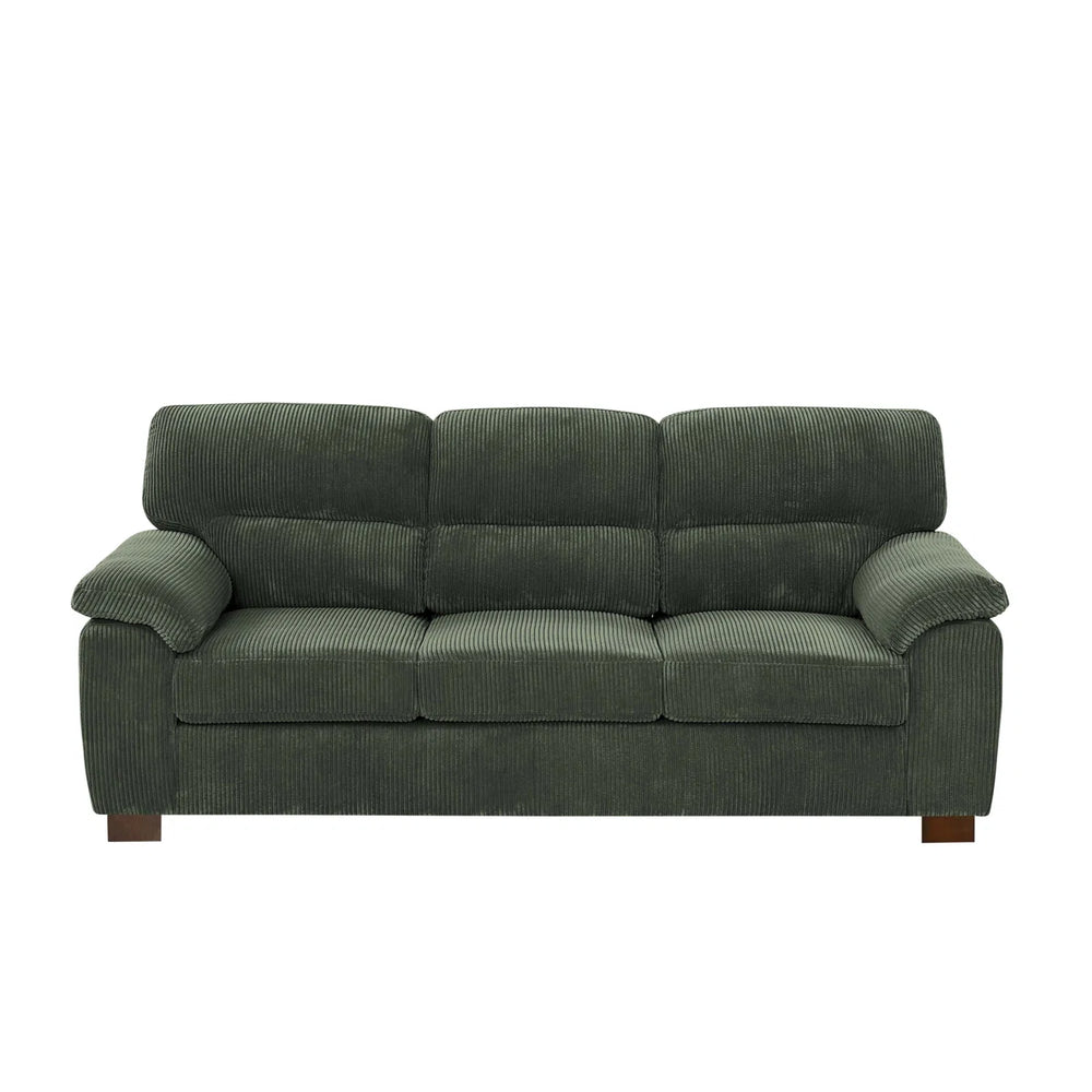 Denik 3 Seater Comfy Couches With Deep Seat For Living Room - Wooden Bazar