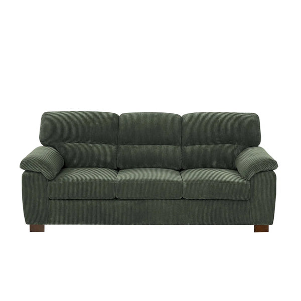 Denik 3 Seater Comfy Couches With Deep Seat For Living Room - Wooden Bazar