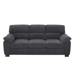 Denik 3 Seater Comfy Couches With Deep Seat For Living Room - Wooden Bazar