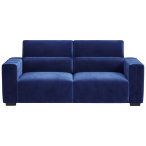 Hikky Deep Seat 2 Seater Sofa with Wooden Frame - Wooden Bazar