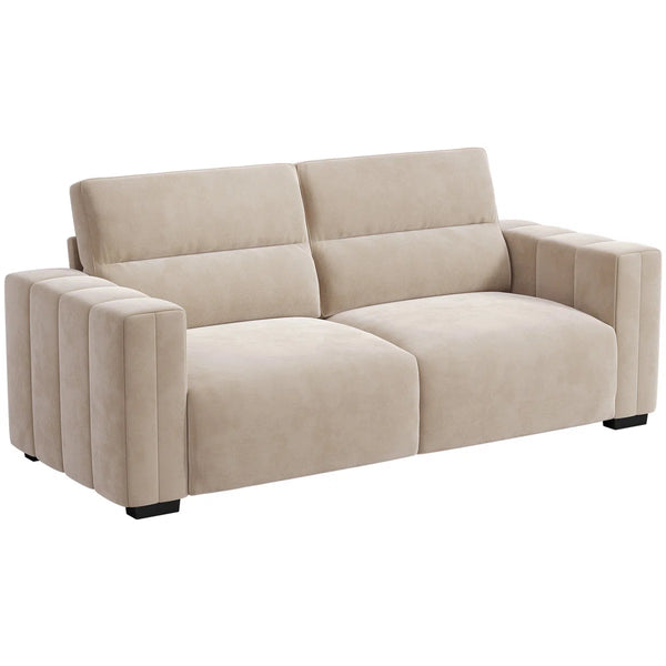 Comfy Loveseat Sofa with Deep Seat & High-Rebound Cushions