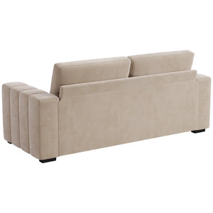 Comfy Loveseat Sofa with Deep Seat & High-Rebound Cushions