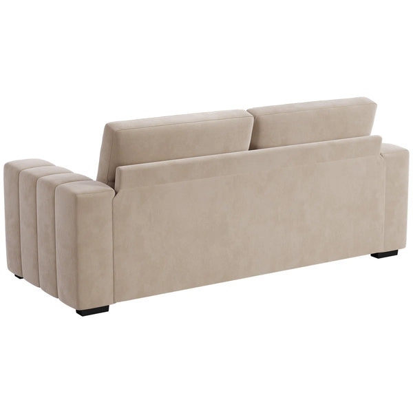 Comfy Loveseat Sofa with Deep Seat & High-Rebound Cushions