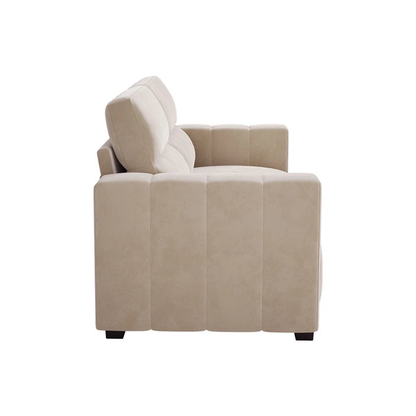 Comfy Loveseat Sofa with Deep Seat & High-Rebound Cushions