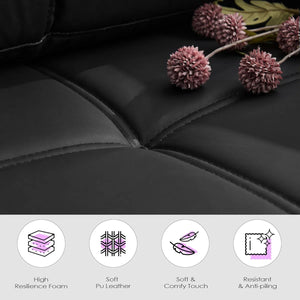 Recks Modern 3 Seater Sofa - Wooden Bazar