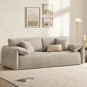 Simperk Upholstered Causal Chenille Sofa - Wooden Bazar